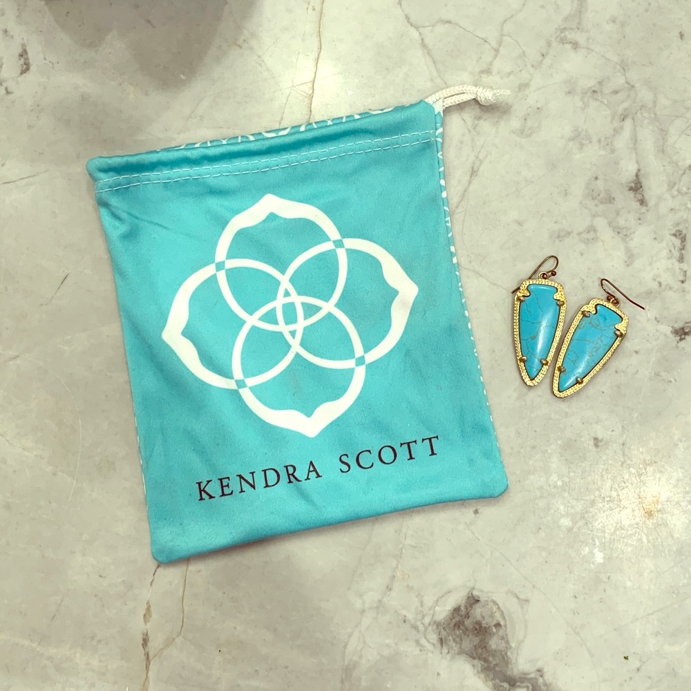 Kendra Scott Sky Turquoise Earrings